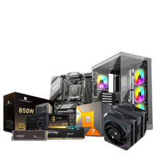 Budget PC Build with AMD Ryzen 7 7800X3D Gaming Processor And MSI B650 Gaming Plus WIFI Motherboard